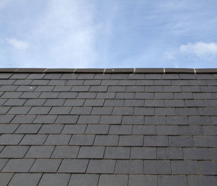 Slate roofing Staten Island up close.